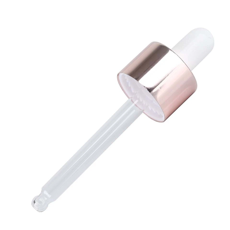 Round Glass Dropper Bottle Customized High-End Quality Exquisite Cosmetic Packaging